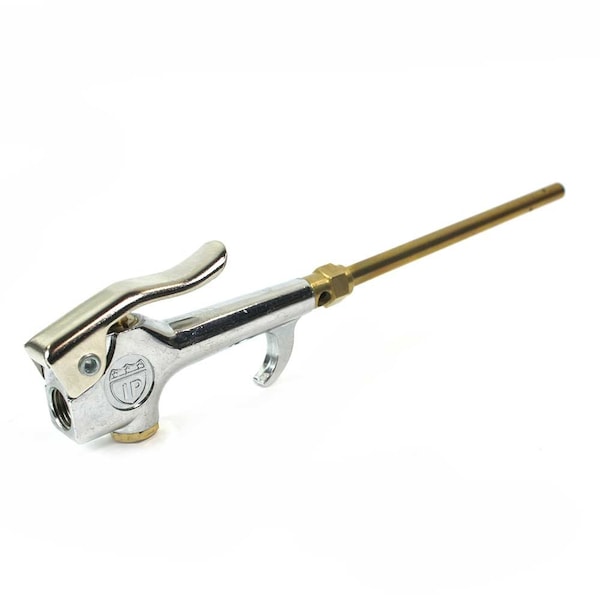 Interstate Pneumatics Safety Blow Gun with 6 Inch Brass Extension, PK 50 - B309XS6-50K