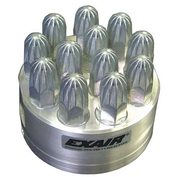 Exair Nozzle, 2-15/16inL, 168scfm, 1in(F)NPT, Znc - 1111-12