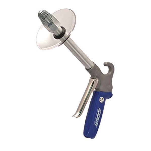 Exair Safety Air Gun, 60 CFM, 6" Ext, Shield, Body Material: Cast Aluminum - 1260-6-CS
