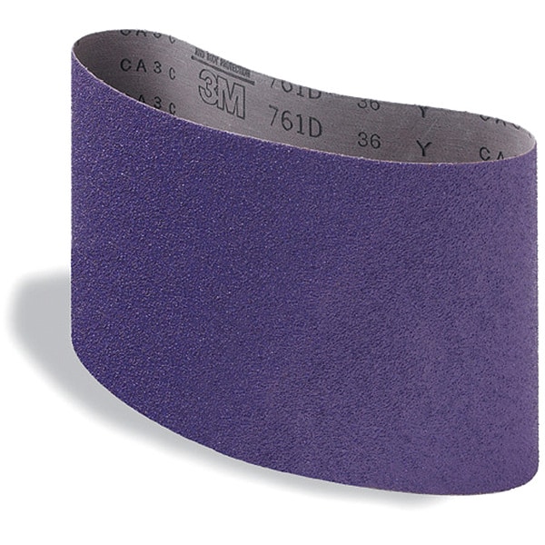 3M Sanding Belt, Recubierto, Óxido de Aluminio, 50 Granos, 50, Regalite - 99354798