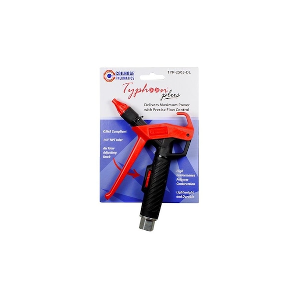 Coilhose Pneumatics $TYPHOON PLUS BLOW GUN - AMATYP-2505-DL