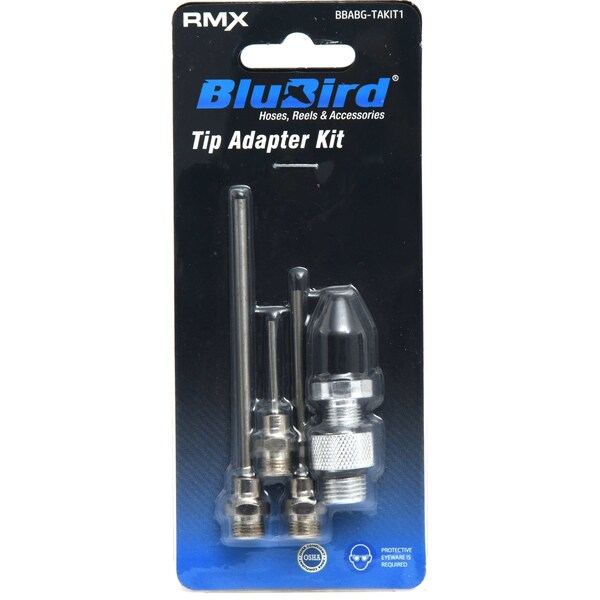 Blubird BluBird Air Blow Gun 5 Pc Tip Adaptor Kit - BBABG-TAKIT1