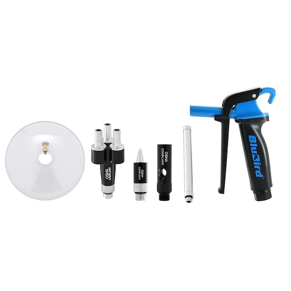 Blubird BluBird 10-Pc Air Blow Gun Kit - HF1 - Imp - BBABG-01-KIT1
