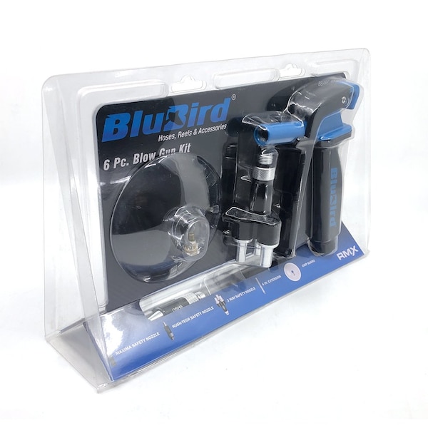 Blubird BluBird 10-Pc Air Blow Gun Kit - HF1 - Imp - BBABG-01-KIT1