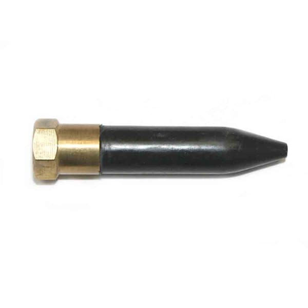 Interstate Pneumatics Straight Tilt Valve Rubber Tip Blow Gun - Inflating Balloon, PK 25 - B234-25K