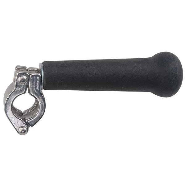 Guardair Auxiliary Handle, Steel, 5-1/2 In. L, Black - 500A20