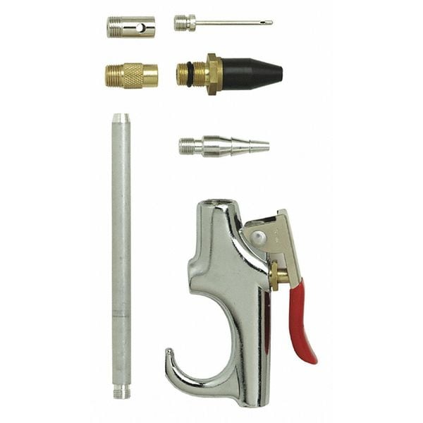 Campbell Hausfeld Pneumatic Kit Blow Gun, 7pcs. - MP514100AV
