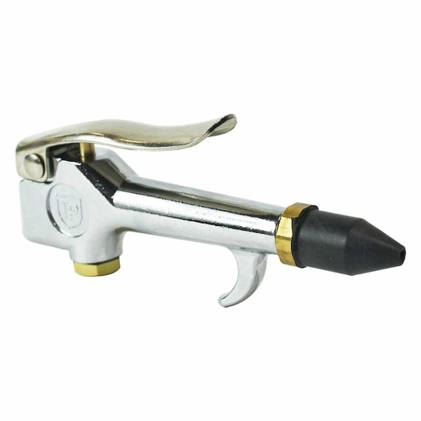Interstate Pneumatics Standard Thumb Lever Air Blow Gun - with Rubber Tip, PK 100 - B302-100K