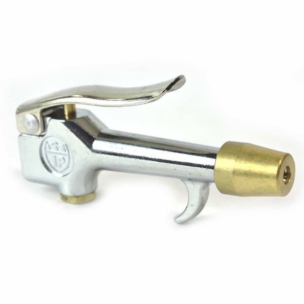 Interstate Pneumatics Thumb Grip Air Blow Gun with Unremovable Tamper Proof Safety Tip, PK 6 - B308-D6