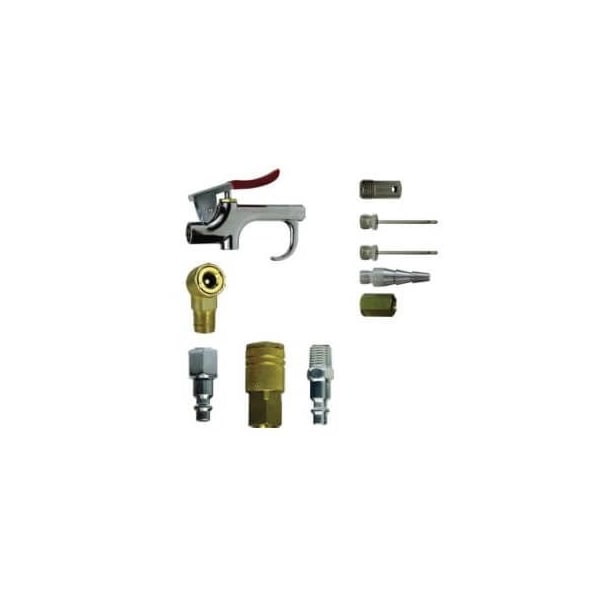 Midland Industries Air Accessory Set, 10Piece, Import DomesticImport - 87402