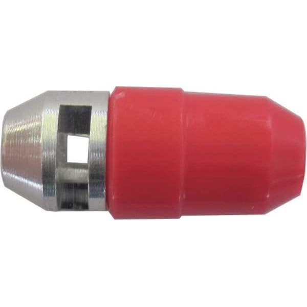 Speedaire Air Gun Nozzle, Safety, 1/4 Inlet, Red - 22YK61