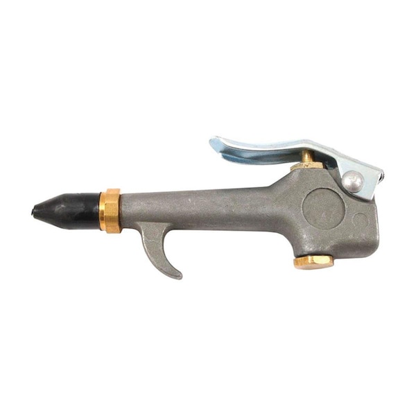 Totalturf Aluminum & Steel Air Blow Gun with Rubber Tip, 0.25 in. FNPT 30 PSI - TO1677593
