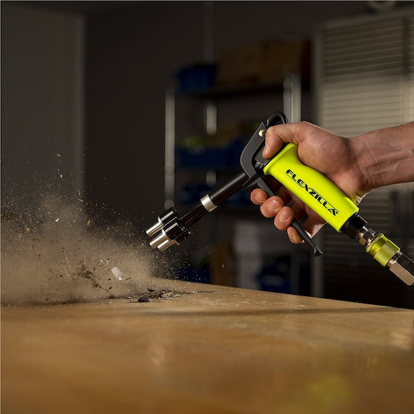 Legacy Mfg Flexzilla X3 Blow Gun Kit 11-Piece, Zillagreen, 1EA - AG1211FZ