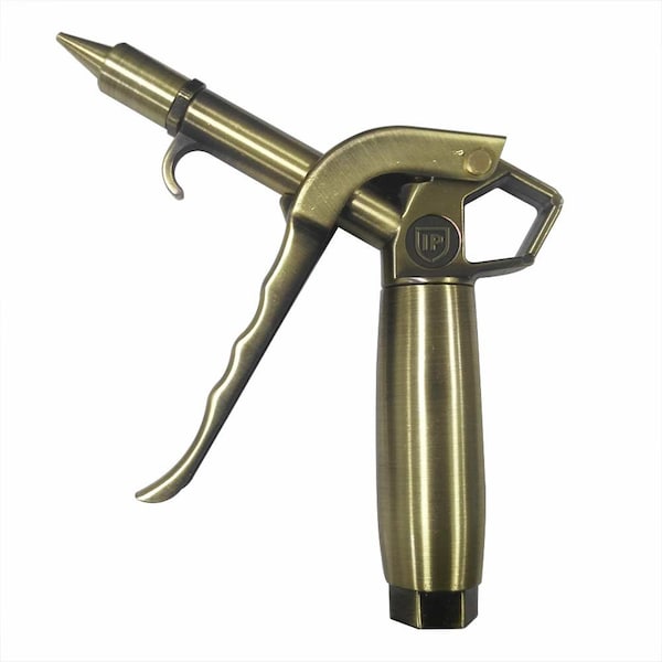 Interstate Pneumatics 1/4 Inch NPT Heavy Duty High Flow Rate Blow Gun - Copper Plated, PK 100 - B600-100K