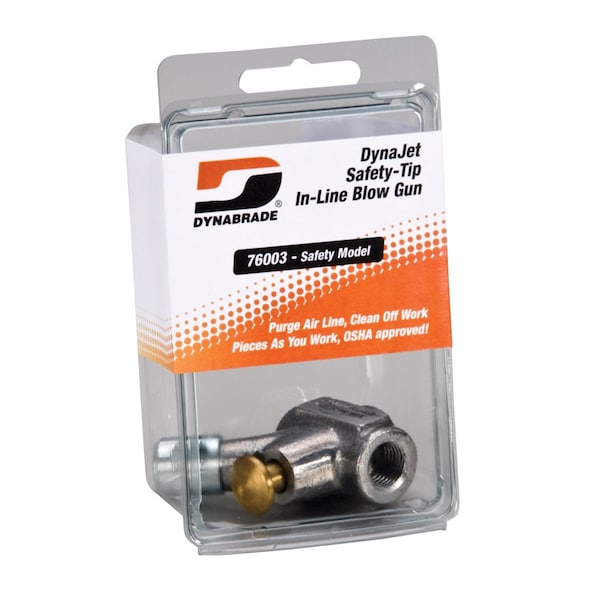 Dynabrade Dynajet Safety-Tip In-Line Blow Gun, 7600 - DYB76003