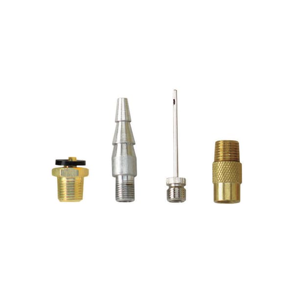 Campbell Hausfeld Campbell Hausfeld Brass/Steel Air Blow Gun Inflator Kit 1/4 in. NPT 4 pc - MP2116