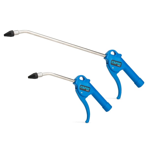 Capri Tools 5 and 12 Air Blow Gun Kit W Rubber Tips - CP21072-SET