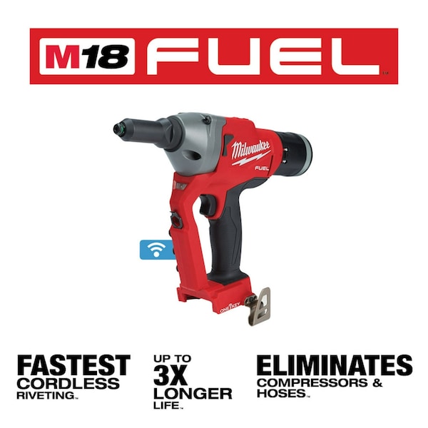 Milwaukee Tool M18 FUEL 1/4 in. Blind Rivet Tool with ONE-KEY (Tool Only) - 2660-20