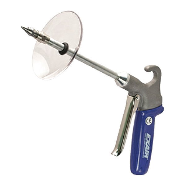 Exair Safety Air Gun, 13 CFM, 6" Ext, Shield, Max. dBA: 80 - 1280SS-6-CS