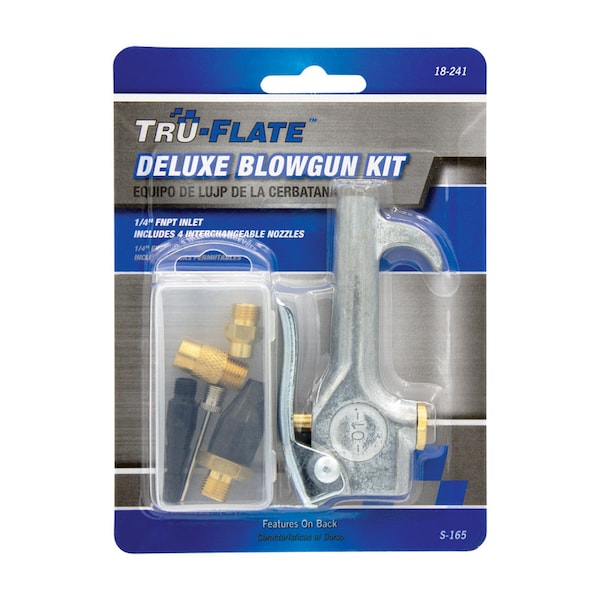 Tru-Flate Tru-Flate Steel Air Blow Gun Safety Lever 1/4 in. NPT - 18241