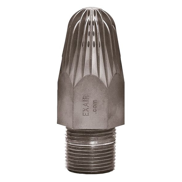 Exair Nozzle, 4-3/16inL, 135scfm, 1in(F)NPT, SS - 1115SS