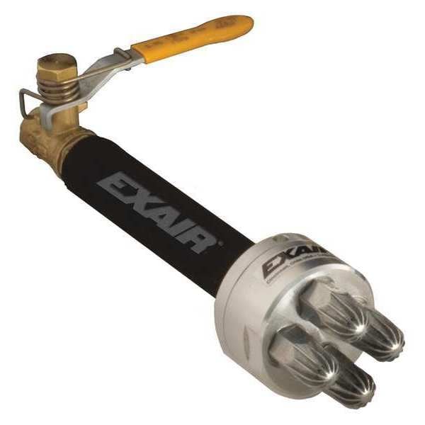 Exair Super Blast Air Gun, 3 ft Ext, 4 Nozzle - 1213-4-3