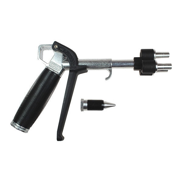 Coilhose Pneumatics Typhoon Blow Gun W/Nozzles Clam Shell 3/8" - CO TYP-3800CS