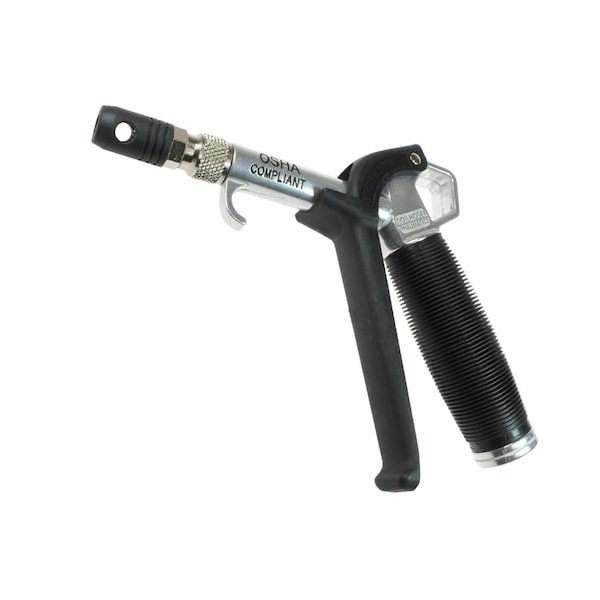 Coilhose Pneumatics TYPHOON BLOW GUN 1/4" W/SFTY RBR TIP - AMATYP-2500SRT