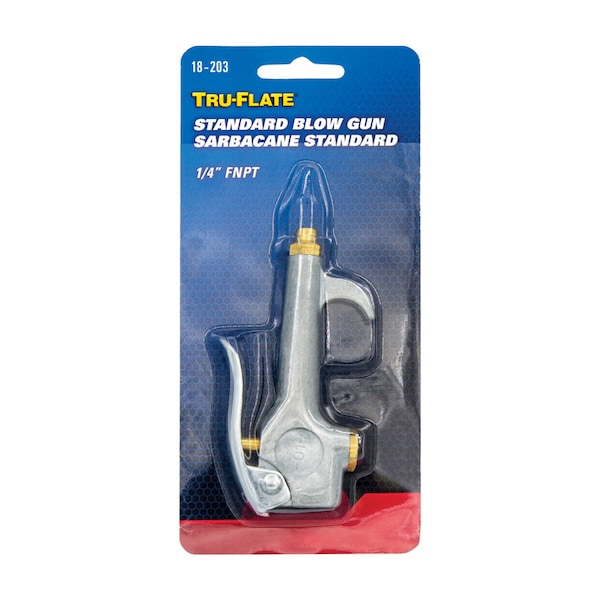 Plews-Edelmann Tru-Flate Steel Air Blow Gun 1/4 in. FNPT - 18-203