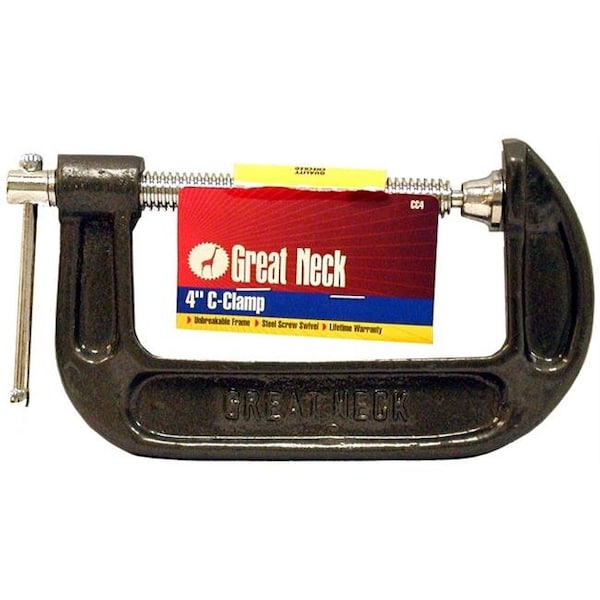 Great Neck Great Neck Saw 4in. Adjustable C Clamps  CC4 - 76812010254