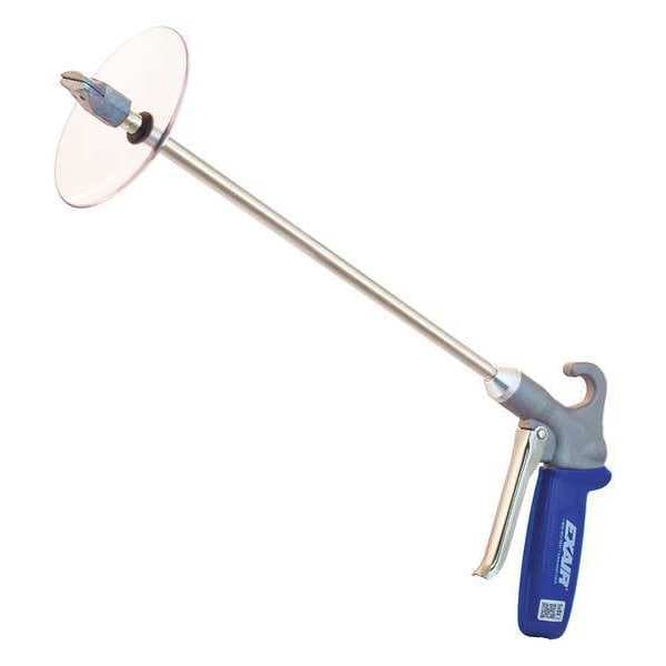 Exair Safety Air Gun, 10.5 CFM, 60" Ext, Shield, Application: Industrial - 1229SS-60-CS