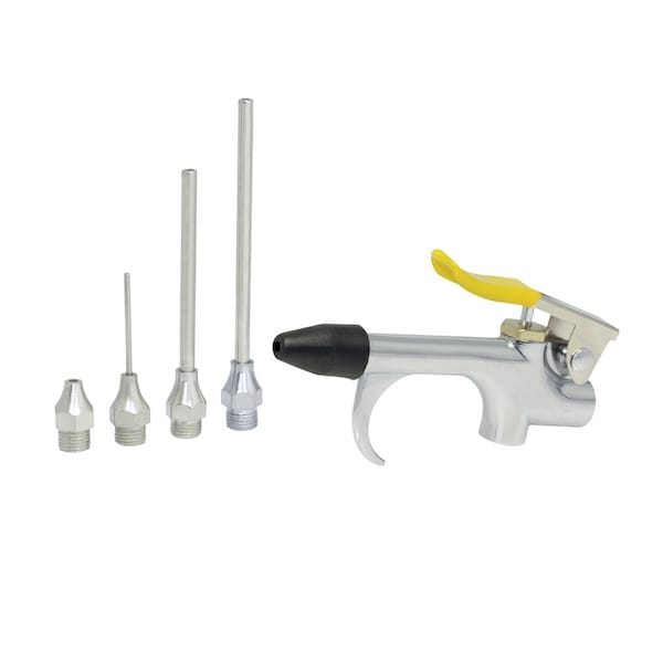 Surtek Air blow gun set 1/4" NTP with nozzles - 108109