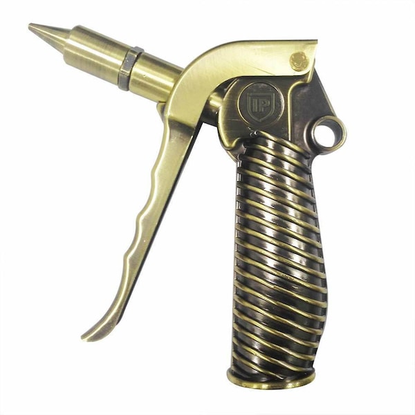 Interstate Pneumatics 3/8 Inch NPT Heavy Duty High Flow Rate Blow Gun - Copper Plated, PK 25 - B610-25K