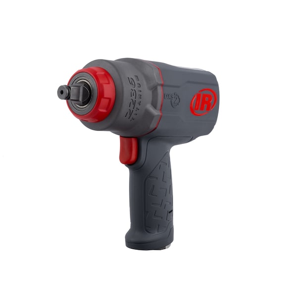 Ingersoll-Rand DXS2 1/2" Air Impact Wrench, Quiet, 1500 ft-lb, Titanium Hammercase, Friction Ring Retainer - 2236QTIMAX