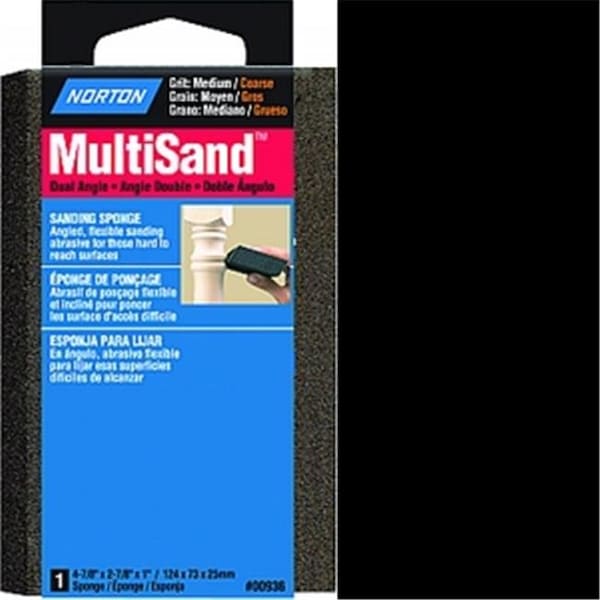 Norton Co Norton 936 4.88 x 2.88 x 1 in. Medium & Coarse Dual Angle Multi Sand Sponge - 18813

Esponja de lija Norton 936 de ángulo dual medio y grueso de 4.88 x 2.88 x 1 pulgadas - 18813