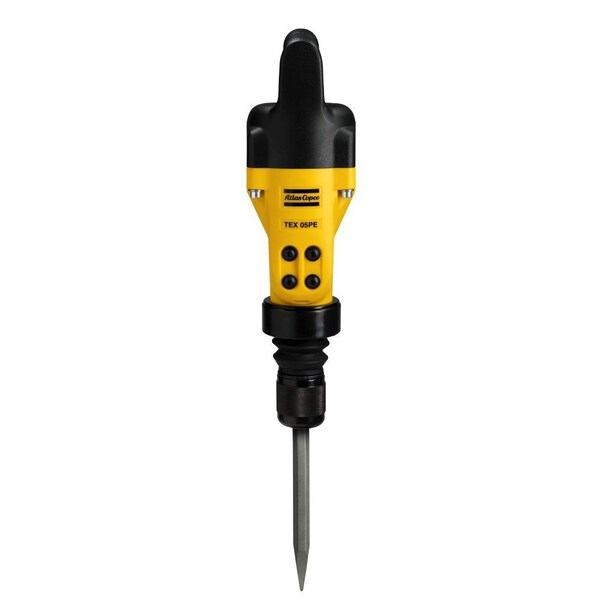 Atlas Copco TEX 05P Pneumatic Chipping Hammer, 11/16 x 2-3/8 in. Hex - AC-8461021903