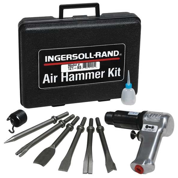 Ingersoll-Rand Super Duty Air Hammer Kit, 2-9/32" Stroke, 3/4" Bore - 121-K6