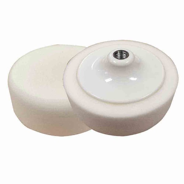 Almohadilla de pulido blanco de 6 pulgadas con rosca hembra de 5/8 pulgadas-11 UNC - PCW06 de Pads And Abrasives Superior
