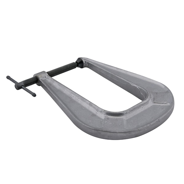 Wilton 246, Deep-Reach C-Clamp, 0in. - 2-1/2in. Jaw Opening, 6-1/4in. Throat Depth - 42460