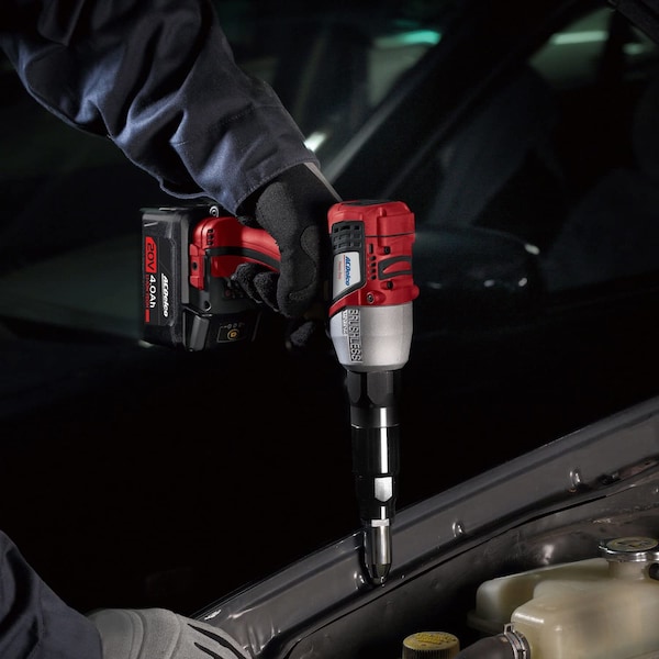 Acdelco P20 series Li-ion 20V BRUSHLESS Rivet Tool w/ ETC (1 Battery) - ARV20104B-M