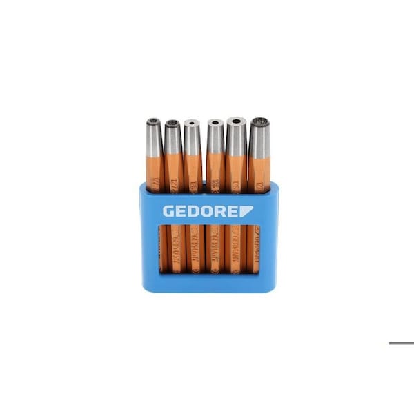 Gedore Set Of Rivetting Setters And Snap Dies - 125 B