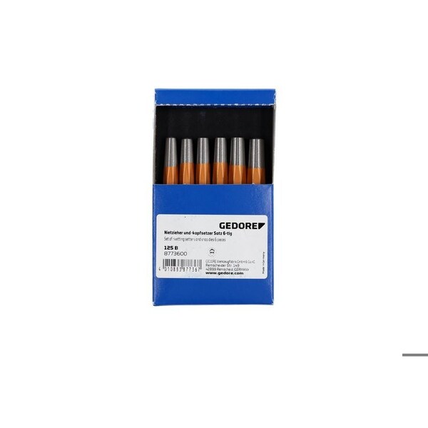 Gedore Set Of Rivetting Setters And Snap Dies - 125 B