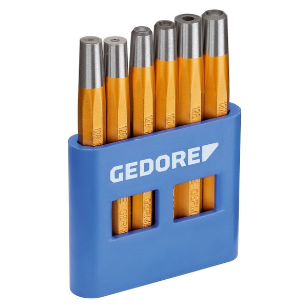Gedore Set Of Rivetting Setters And Snap Dies - 125 B