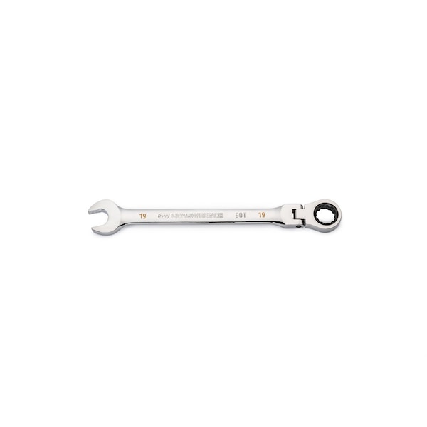 Llave de trinquete combinada flexible Gearwrench de 19 mm, 90T, 12 PT - KDT86719