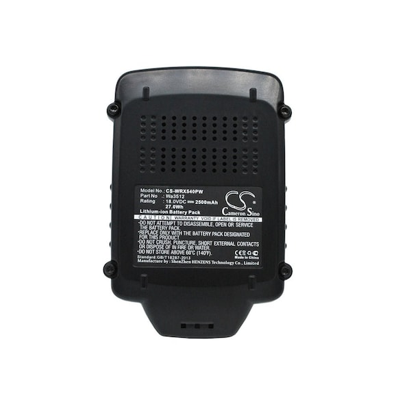 Bsc Preferred Work WA3551.1 WA3572 1500mAh Power Tool Replacement Battery - CS-WRX540PW.3