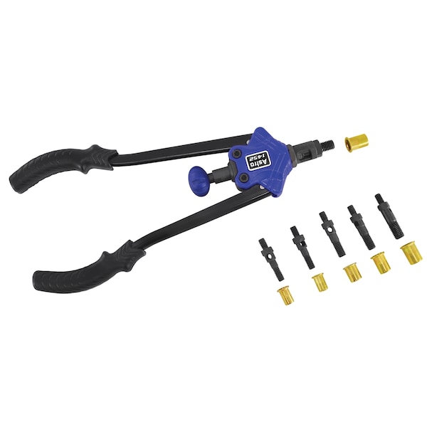 Astro Pneumatic Xl Nut/Thread Setting Hand Riveter Kit 1/2 Cap. - 1452