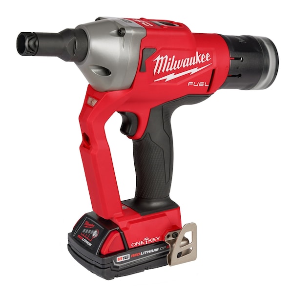 Milwaukee Tool Hucktainer Fastener Adapter for M18 FUEL 1/4 in. Lockbolt Tool with ONE-KEY - 49-16-2661HT