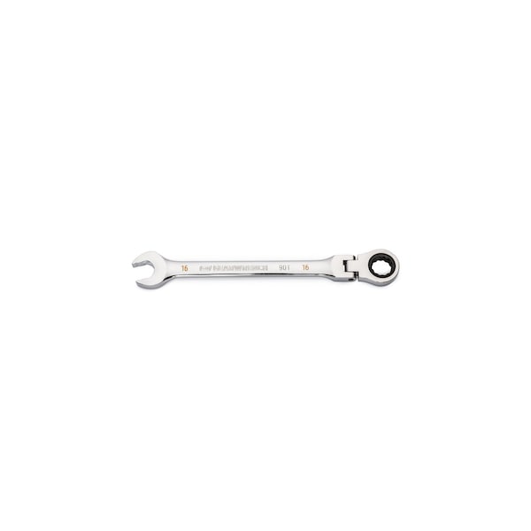 Llave de trinquete combinada flexible de 16 mm de Gearwrench con 90 dientes y 12 puntas - KDT86716