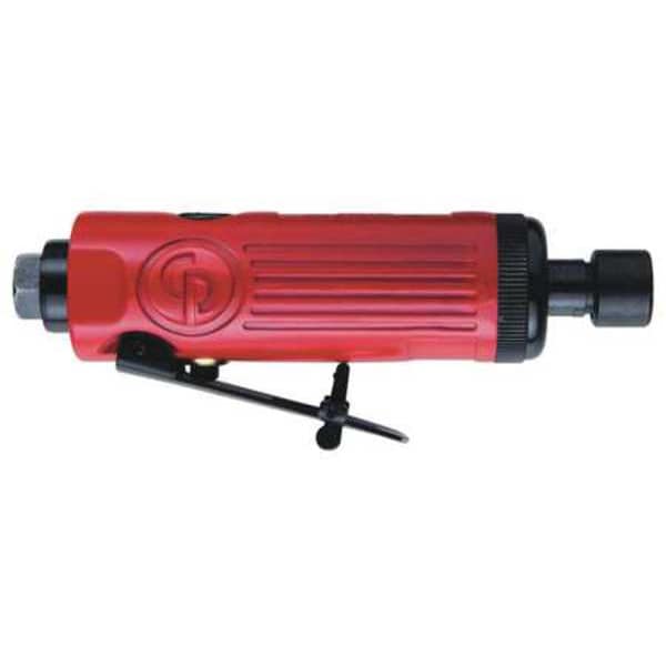 Chicago Pneumatic Straight Die Grinder, 1/4 in NPT Female Air Inlet, 1/4 in Collet, Medium Duty, 30,000 RPM, 0.3 hp - CP876