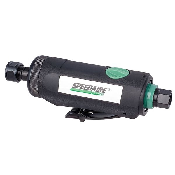 Speedaire Straight Die Grinder, 1/4 in NPT Female Air Inlet, 1/4 in Collet, Medium Duty, 22,000 RPM, 0.5 hp - 21AA87